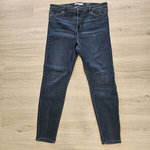 Liverpool Eco Logical Ankle Skinny Jeans Women 16/33 High Rise Dynasty Dark Wash